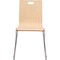 National Public Seating Cafe/Bistro Chair, Natural Seat, Natural Back, 21 1/2 in W 23 1/4 in L 33 7/8 in H, Armless BCC22 - alternate 4